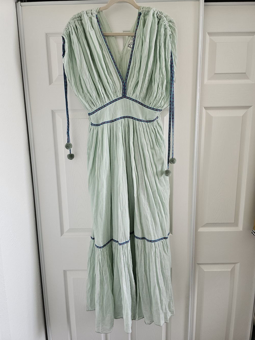 PITUSA CLARA POM POM DRESS